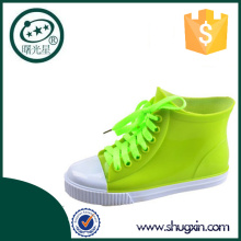 Gelée de pvc chaussures talon plat Shugxin chaussures D-615